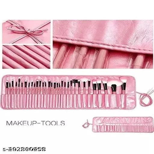 Makeup Brushes 24 Piece Makeup Brush Set Premium NET QUANTITY 24 PCS COLOR PINK