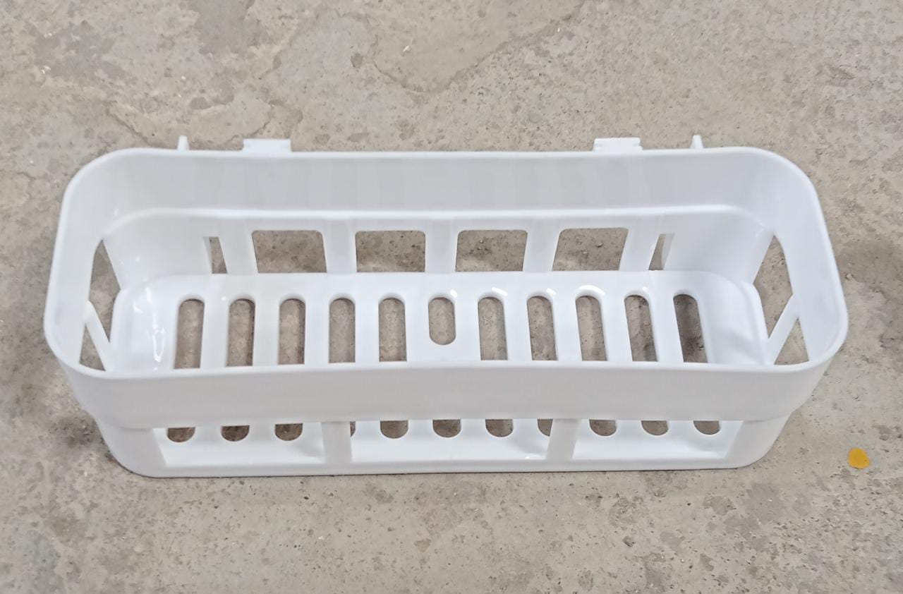ABS Plastic Shower Corner Caddy Basket Shelf Rack with Wall Mounted Suction Cup for Bathroom Kitchen - Springkart 