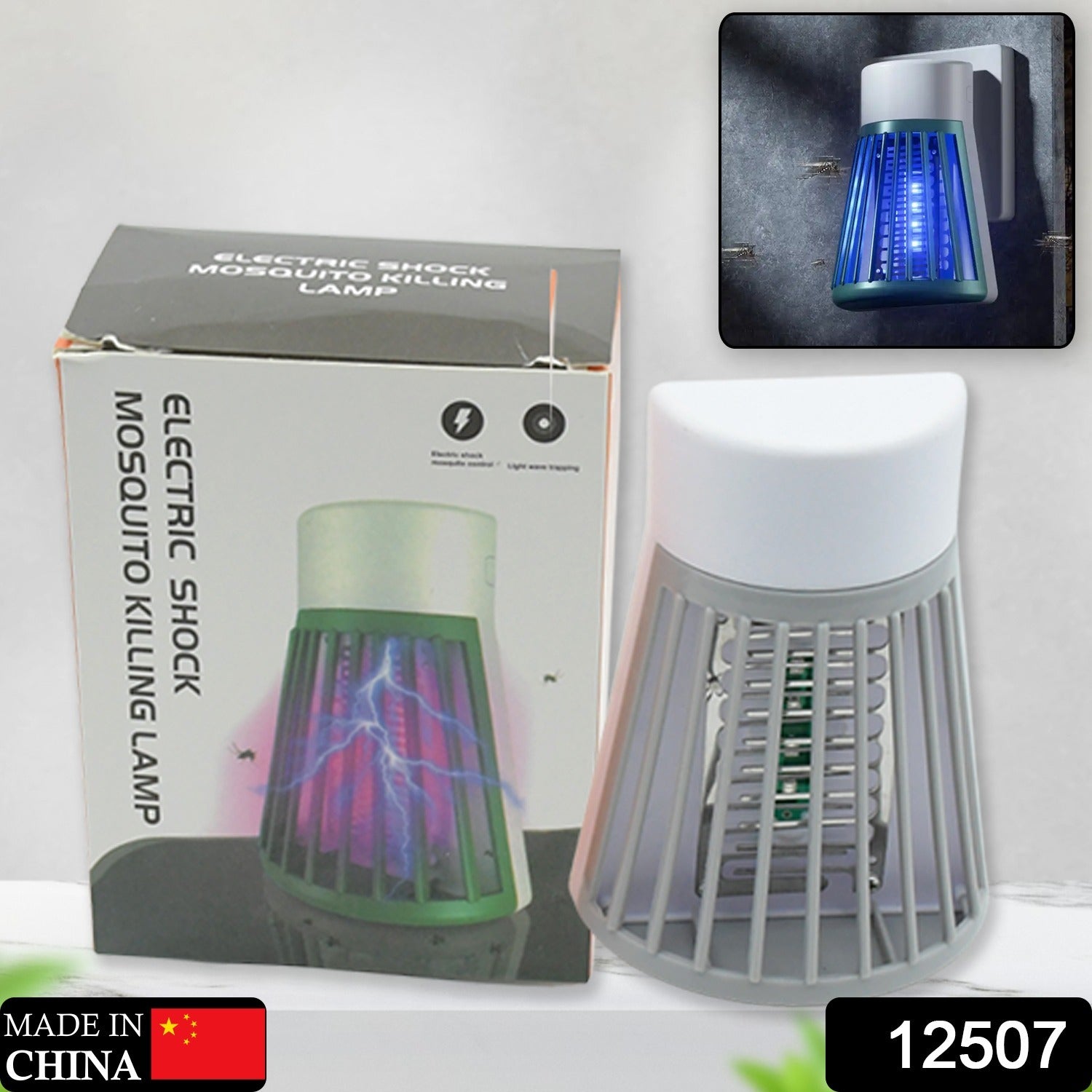 Mosquito Bug Zapper Killer Lamp Eco Friendly Electronic LED Mosquito Killer Machine Trap Lamp Theory Screen Protector Mosquito Killer Lamp (1 Pc) - Springkart 