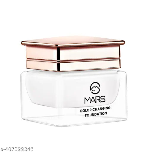 MARS Color Changing Water proof Satin Finish Liquid Foundation (White, 20 ml)