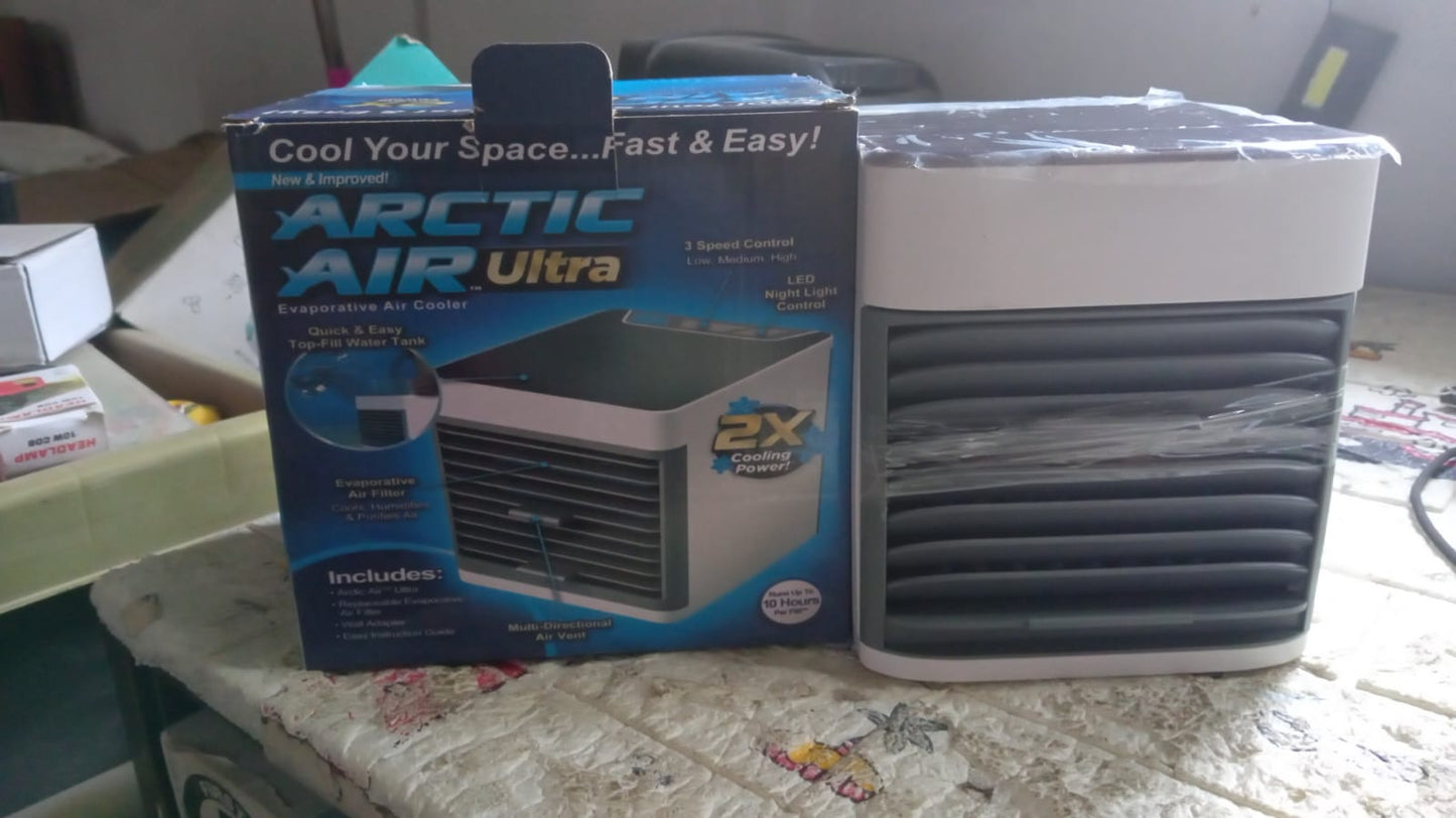 Mini Portable Air Cooler with LED Light & Water Fill - Springkart 