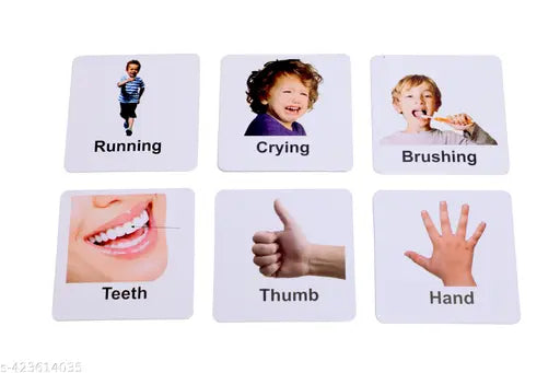 Educational Laminated Non-Tearable Water Proof Cards for Kids Toys for 1-6 Years Old Boy and Girls | Early Learning Montessori Toy for 1 2 3 4 5 6 Year Old Kids