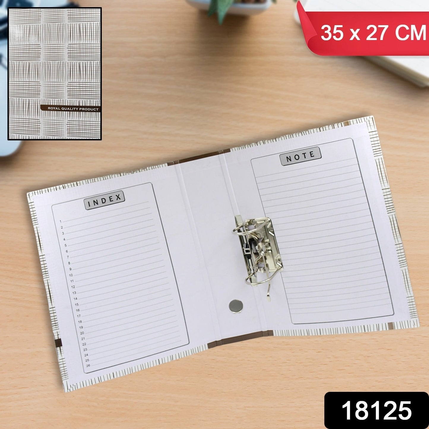 Box File Paper Holder Organizer, School Office Home For Documents (35×27 Cm / 1 Pc / MOQ :- 4 Pcs) - Springkart 