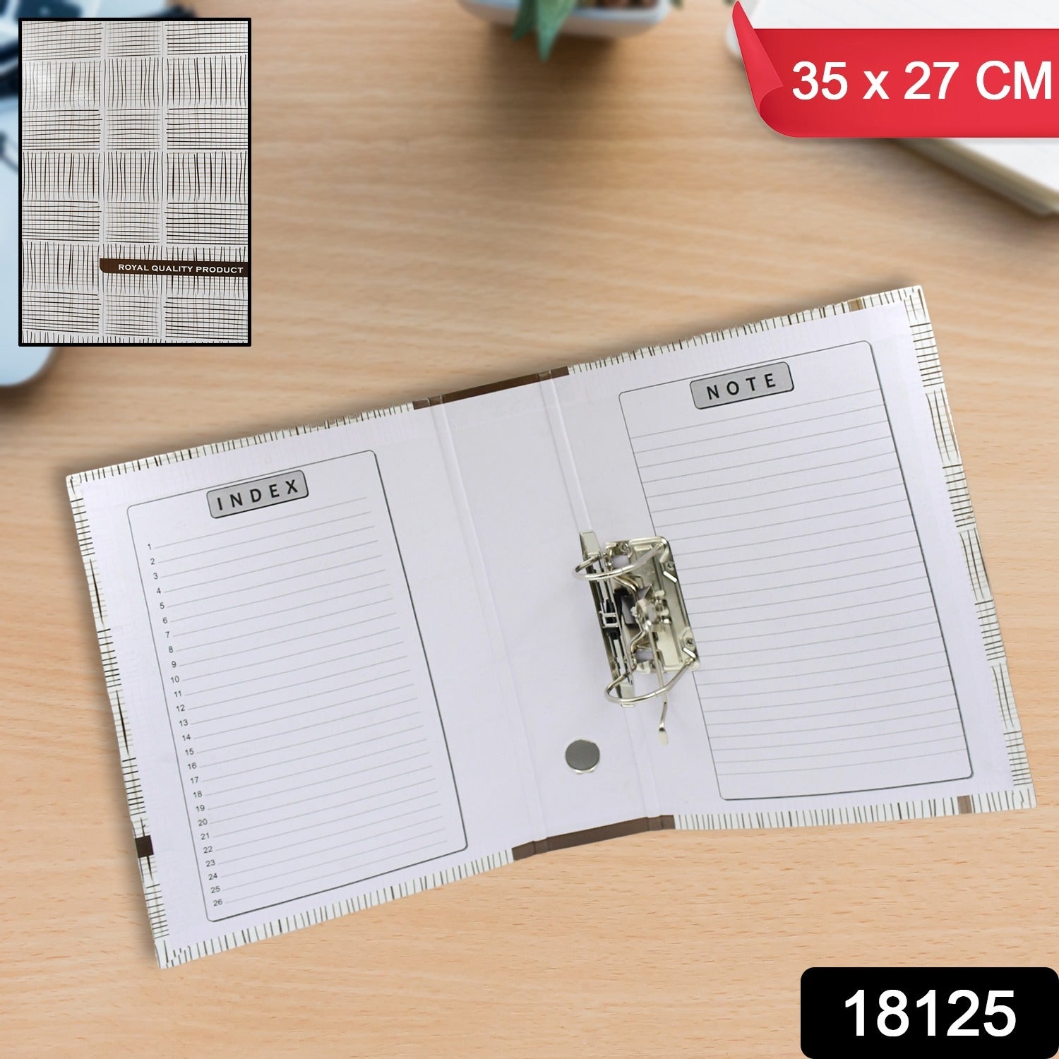 Box File Paper Holder Organizer, School Office Home For Documents (35×27 Cm / 1 Pc / MOQ :- 4 Pcs) - Springkart 
