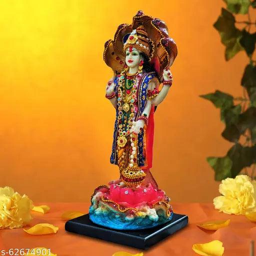 God Vishnu Statue Narayan Bhagwan Idol - Springkart 