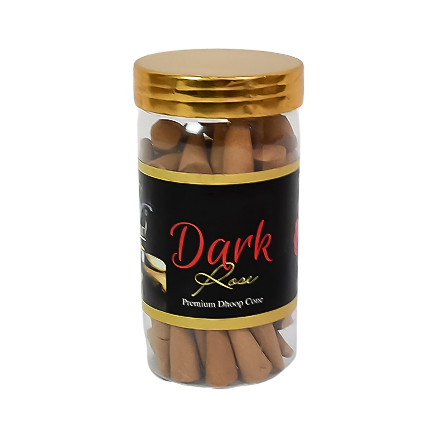 Dark Rose Dhoop Cones Premium Dark Rose Dhoop (120 Gm.) - Springkart 