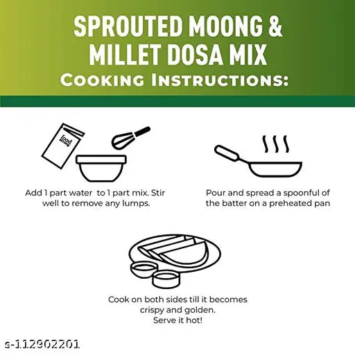 Maayka Premium | Masala Dosa Mix, Rava Dosa Mix, Rice Idli Mix & Rava Idli Mix - Pack of 4