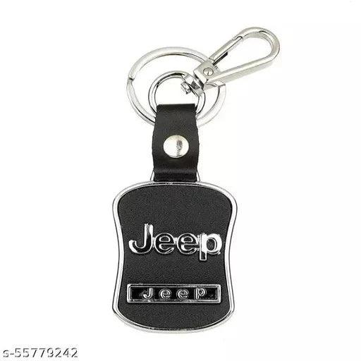 Alexus LEATHERITE BLACK Locking Key Chain - Springkart 