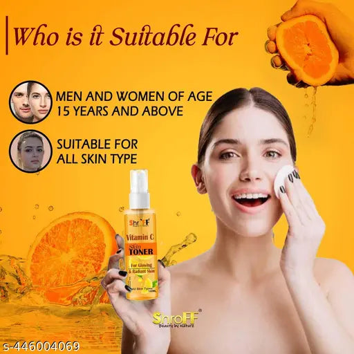 vitamin c toner (100ml) Pore Tightening Refreshing Toner, vitamin c face cream (50gm) Skin Repair, dark Circle, daily Glowing Skin, vitamin c serum (30ml) for face antiaging serum, vitamin c face wash (100ml) for oil control and remove pigmentation face w