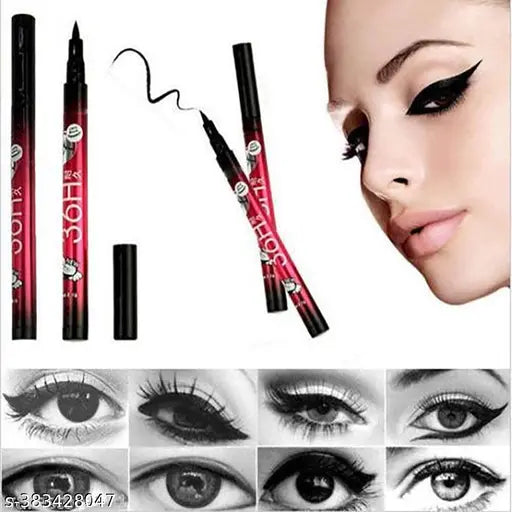 10 PCS 36H Waterproof Long Lasting EyeLiner ( Black ) - Springkart 