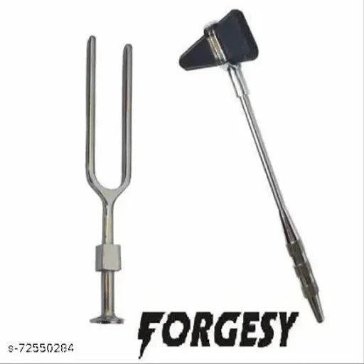 Knee Hammer Taylor Model with Tuning Fork (256 Hz) Utility Forceps - Springkart 