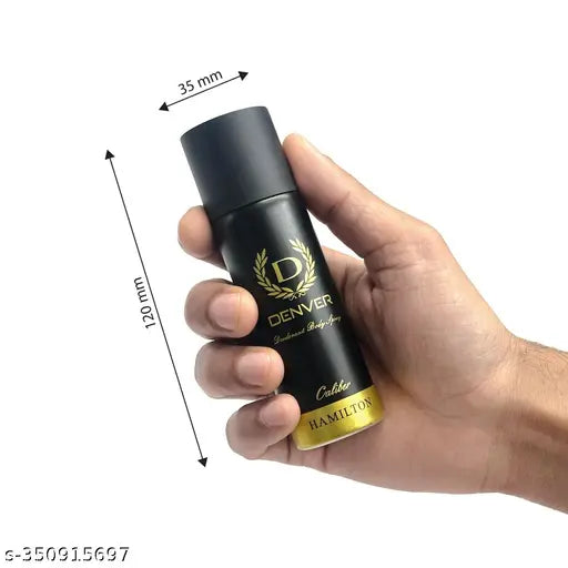 DENVER Caliber Nano Travel Size Pack Deo Perfume Body Spray - For Men  (50ml X 2 )