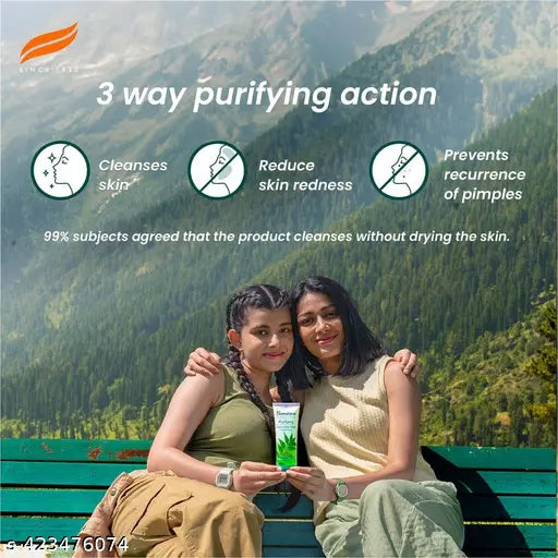 Himalaya Purifying Neem Face Wash 200ml & Neem Face Scrub 100g (Combo Pack)