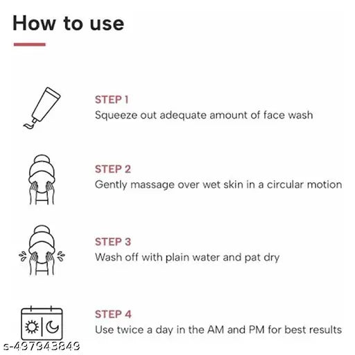 Vitamin C Face Wash, Skin Lightening & Tan Removal Face wash