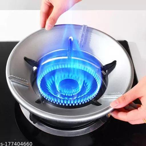 Max Gas Saviour, Gas Burner Cover, Gas Saver Burner Stand, Gas Stove Energy Saving Device, Gas Stove Stand Fire & Windproof for Gas Chula Stand Stove Protector, Gas Saver Jali - Springkart 