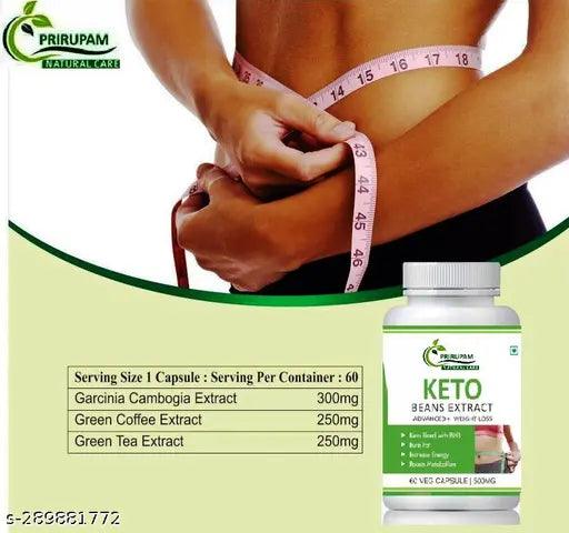 KETO BEANS EXTRACT ADVANCE DEIT PILS MENS WOMENS CAPSULES -60