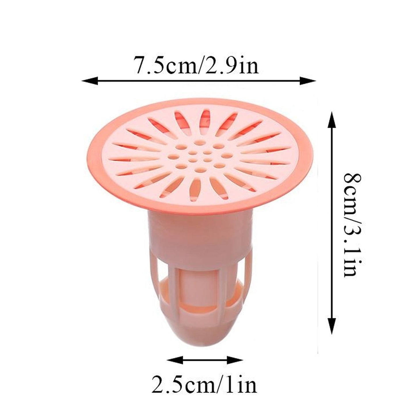 Deodorant Floor Drain Core Silicone Drain Stopper Insectproof Anti-Odor Hair Trap Plug Trap for Kitchen Bathroom Toilet - Springkart 