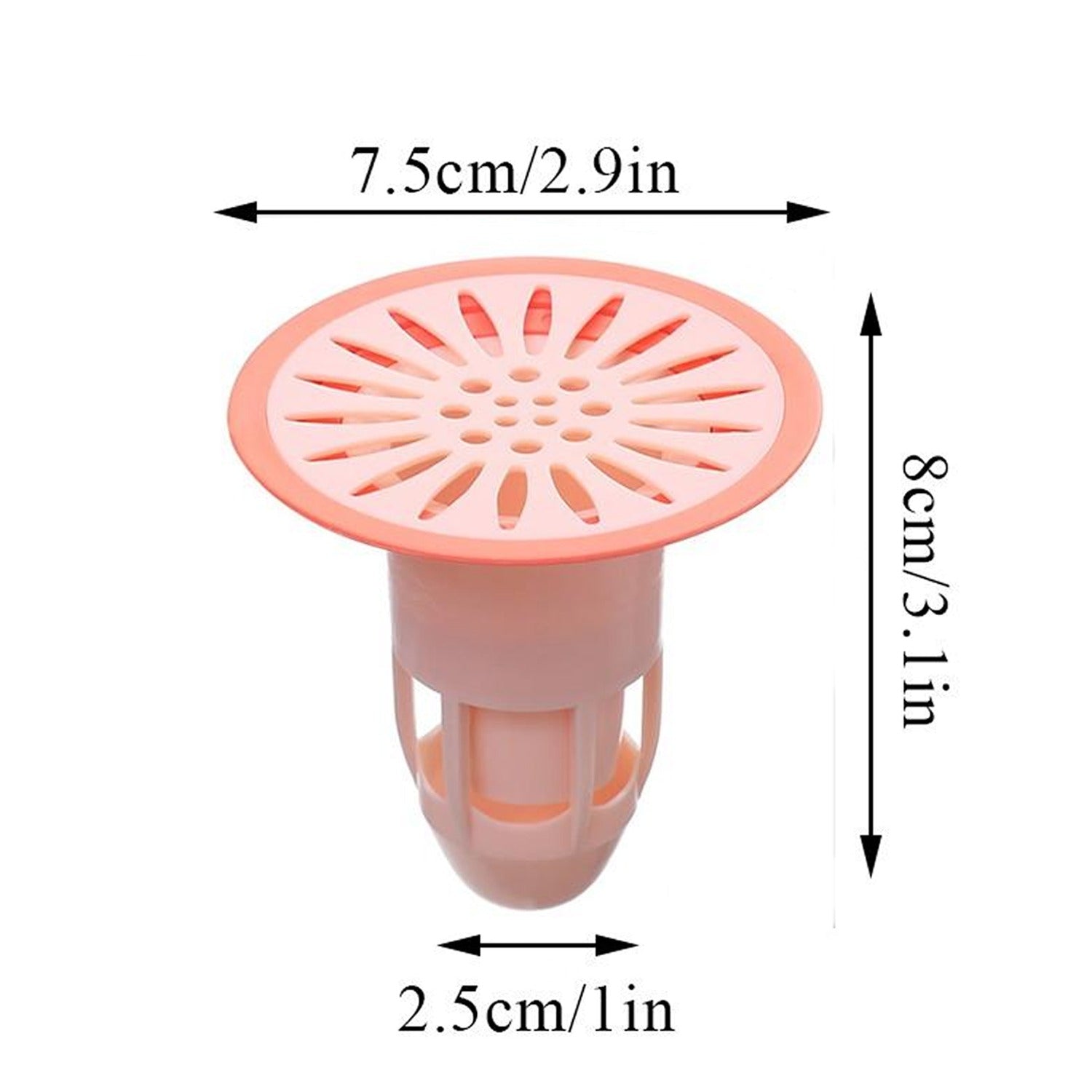 Deodorant Floor Drain Core Silicone Drain Stopper Insectproof Anti-Odor Hair Trap Plug Trap for Kitchen Bathroom Toilet - Springkart 