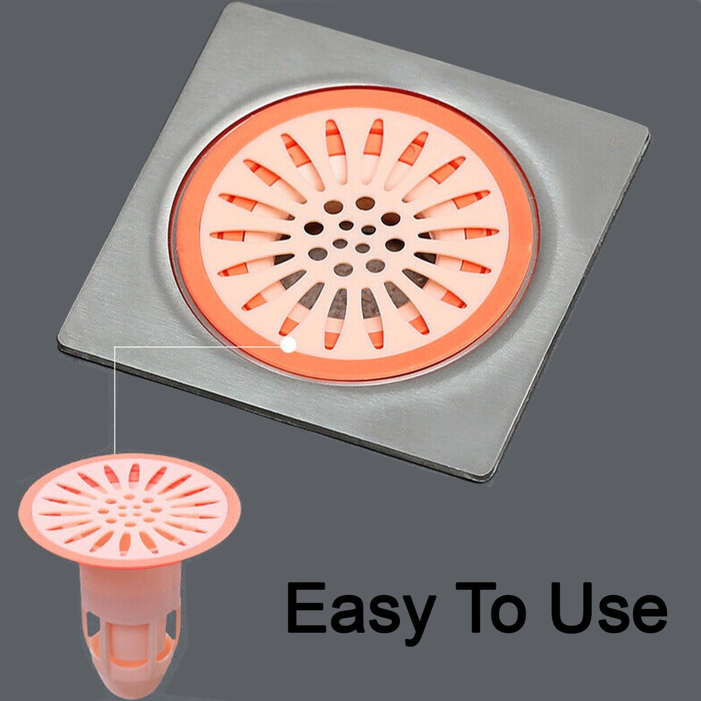 Deodorant Floor Drain Core Silicone Drain Stopper Insectproof Anti-Odor Hair Trap Plug Trap for Kitchen Bathroom Toilet - Springkart 