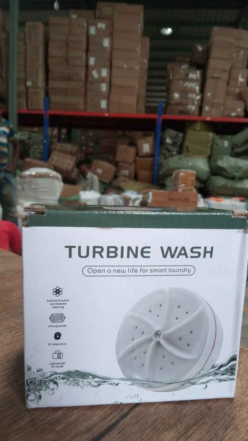Mini Washing Machine Turbine Washing Machine Door Hinge Lightweight Turbo Washer with USB Cable For Home, Camping ,College ,Rooms Use