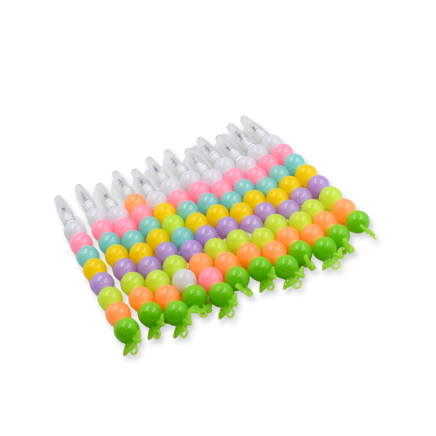 4572 Stylish Pearls Pen Plastic Moti Non-sharpening Design Pen Multicolor Pearls Moti Gel Pen Fancy Designer Attractive Gel Pen For Kids Pack Of (12 Pc Set ) - Springkart 
