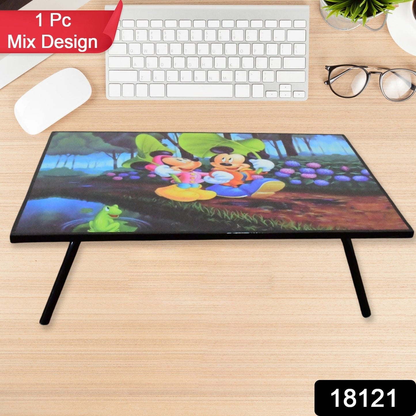 Multipurpose Portable Writing Homework Mix Cartoon Design Printed Table (1 Pc / Mix Design / 61×41 Cm) - Springkart 