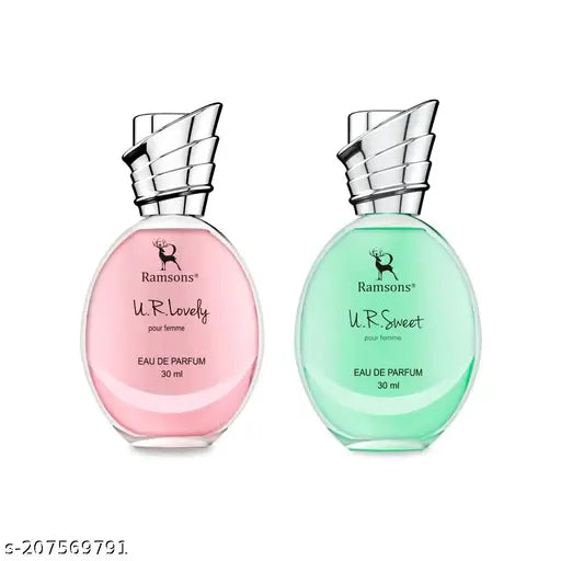 Ramsons - U R LOVELY & U R SWEET Eau De Parfum Combo Pack | 30 ML x 2 | Perfume For Women