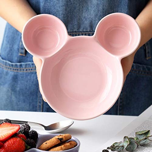 Mickey Shaped Kids / Snack Serving Sectioned Plate - Springkart 
