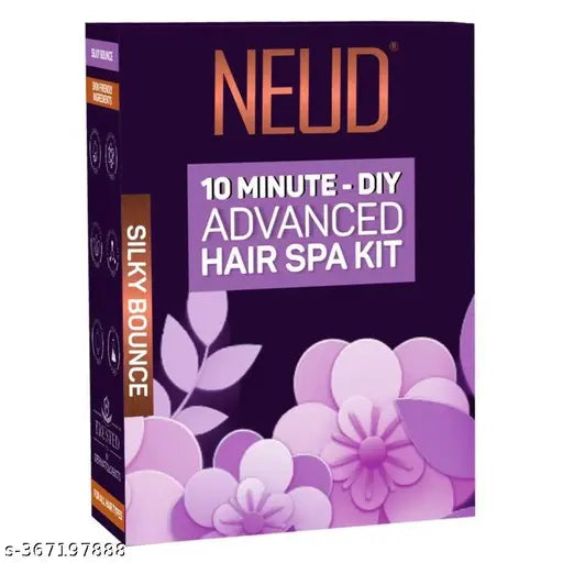 NEUD 4-Step DIY Advanced Hair Spa Kit for Salon-Like Silky Bounce at Home - 1 Pack (40 g) - Springkart 