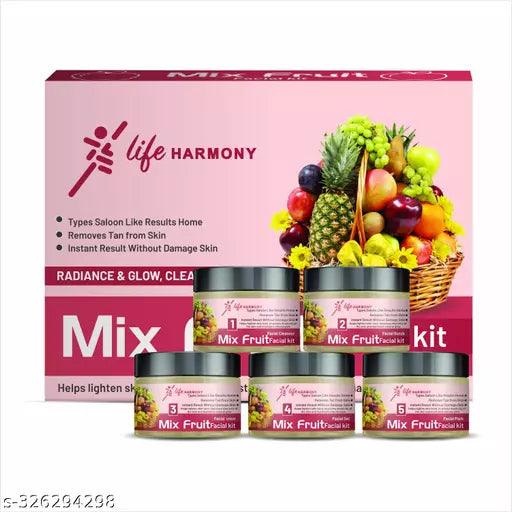 Mix Fruit Facial Kit for Fairness Instant (250 g) Facial Kit, Women Facial Kit