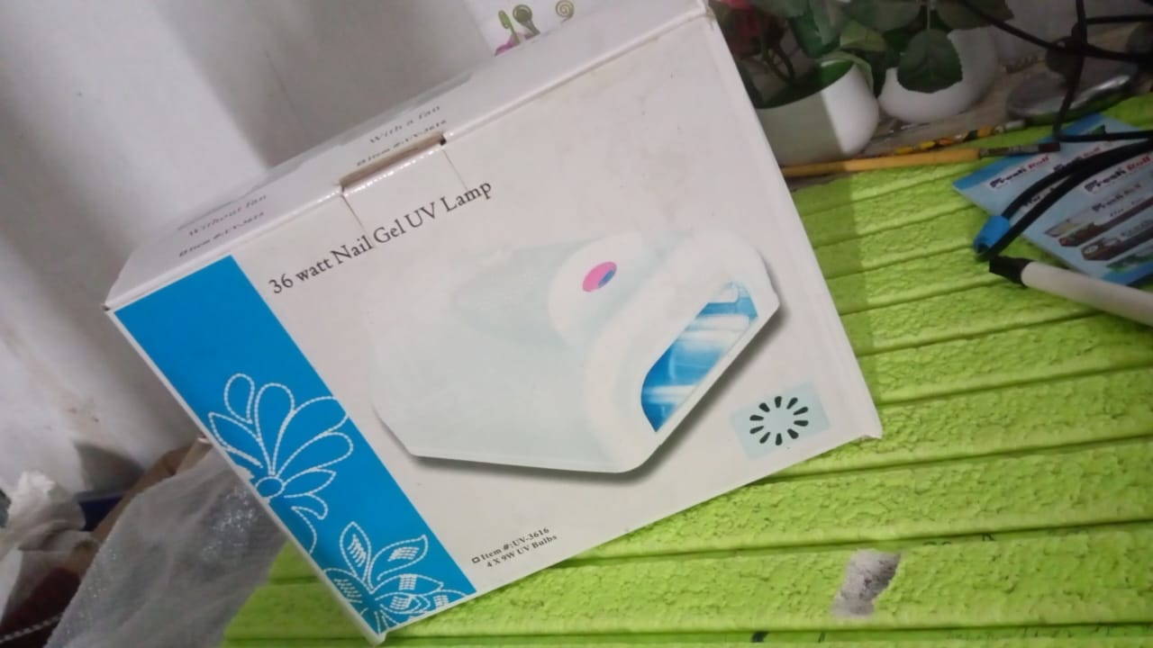 36W LED UV Lamp Nail Dryer Gel Nail Lamp Nail Polish Curing Lamp (1 Pc) - Springkart 