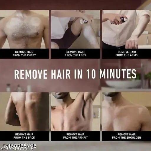 Hair Removal cream Spray | Painless Body Hair Removal spray For Chest, Back, Legs & Under Arms