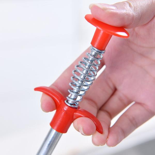1634 Metal Wire Brush Sink Cleaning Hook Sewer Dredging Device - Springkart 