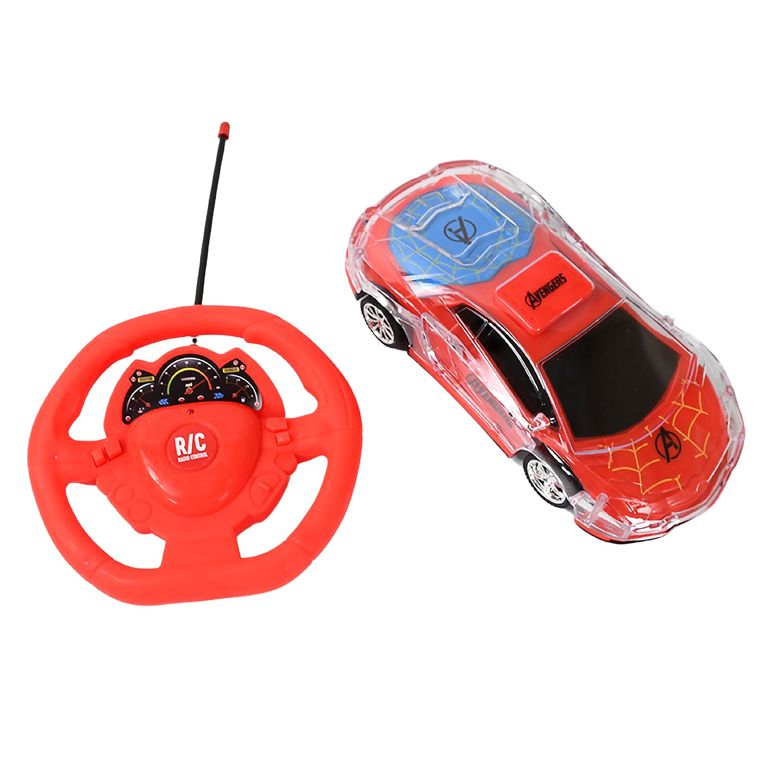 17927 Plastic Remote Control Car Remote Control Racing Car With Two Function Backward And Forward. Handle Design Remote. Best Birthday Gift Birthday Return Gift With Rechargeable Battery For Car - Springkart 