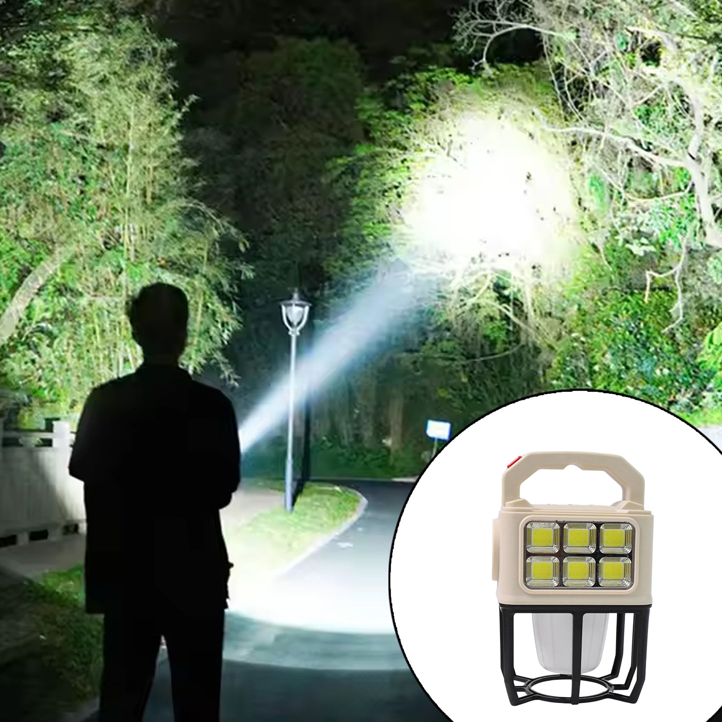 Solar Portable Camping Lantern 3 Light Modes Camping Lantern - Springkart 
