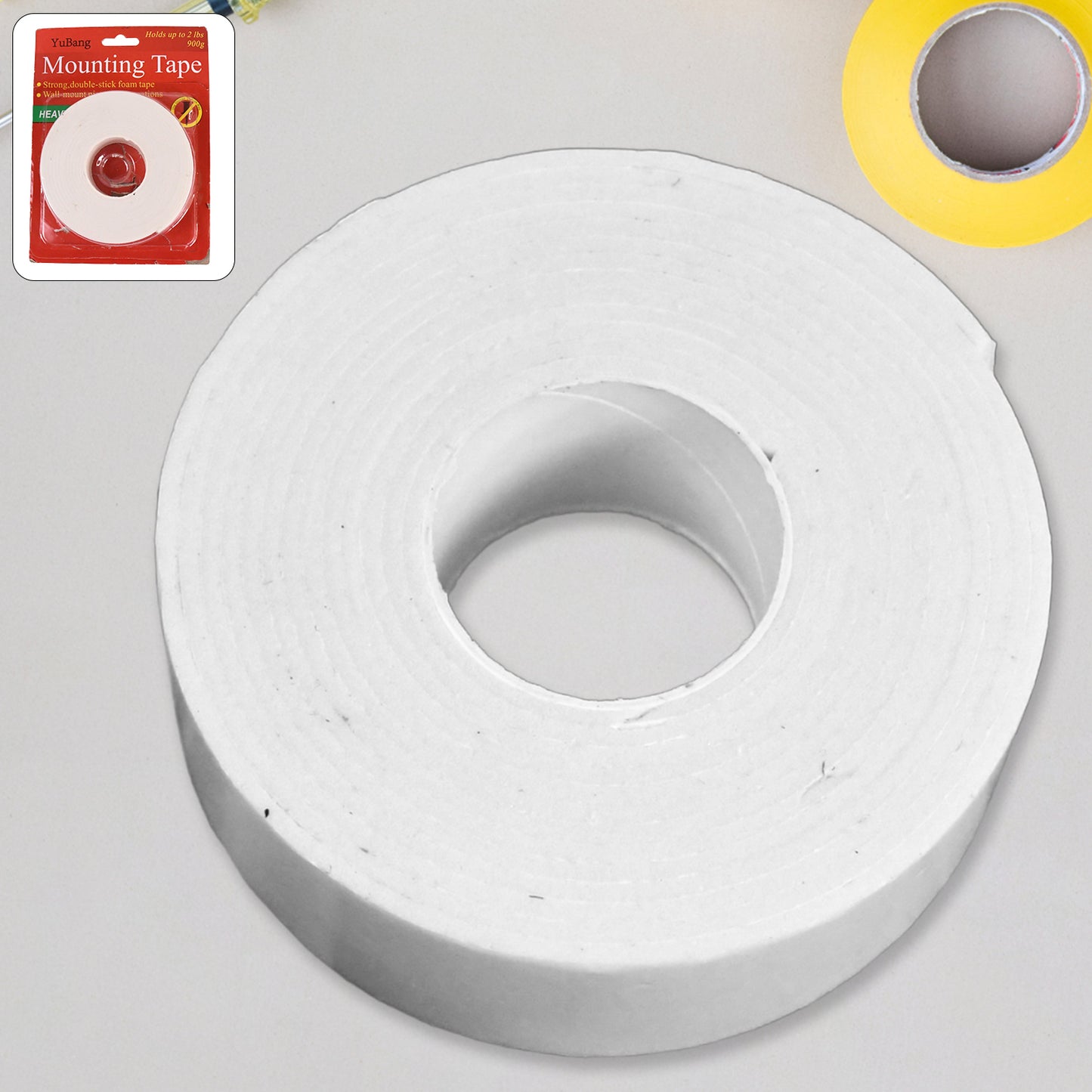 Medium Strong Double Sided Tape Foam Mounting Tape (1 Pc Medium) - Springkart 