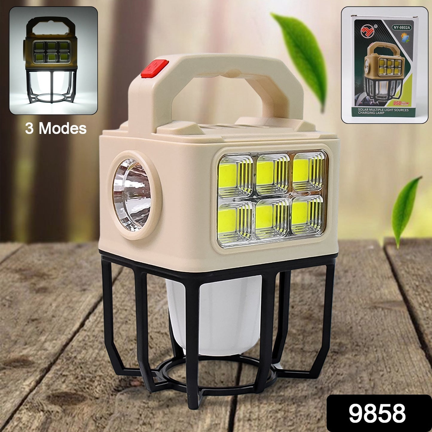 Solar Portable Camping Lantern 3 Light Modes Camping Lantern - Springkart 