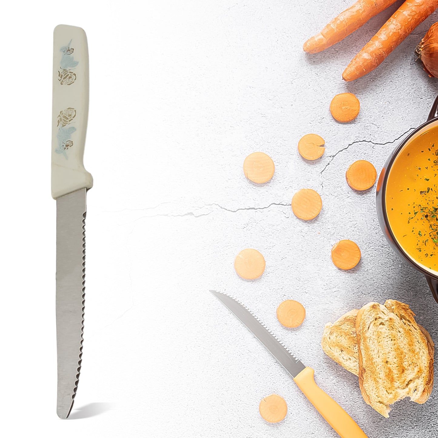 Stainless Steel Egg Slicer Knife (2 Pc Set) - Springkart 