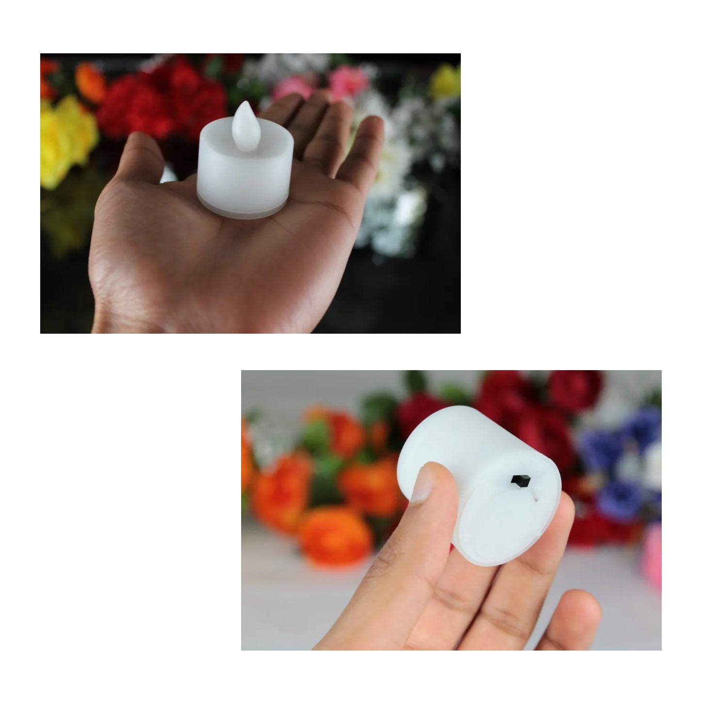 6430 1pc Festival Decorative - Led Tealight Candles Battery Operated Candle Ideal For Party. - Springkart 