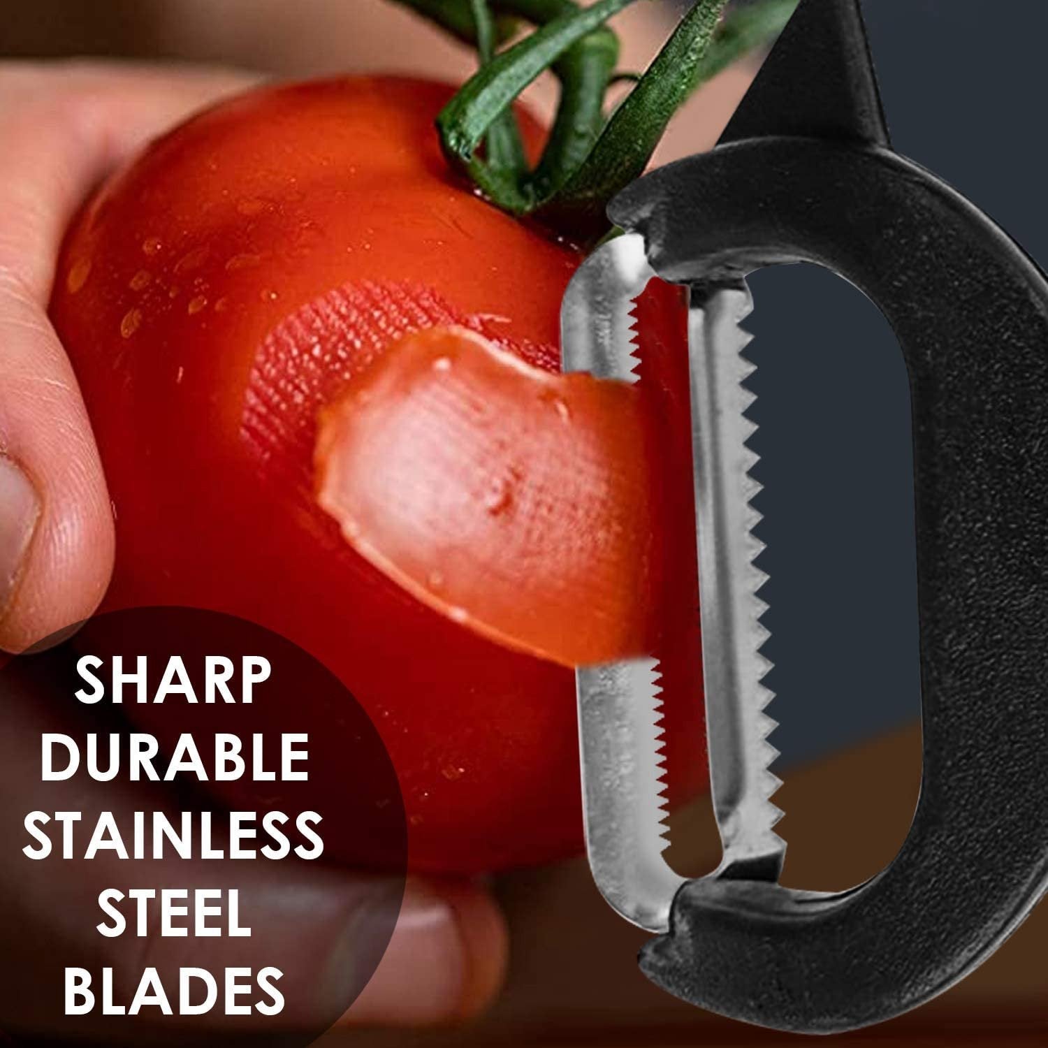 2-in-1 Double Julienne And Vegetable Peeler - Springkart 