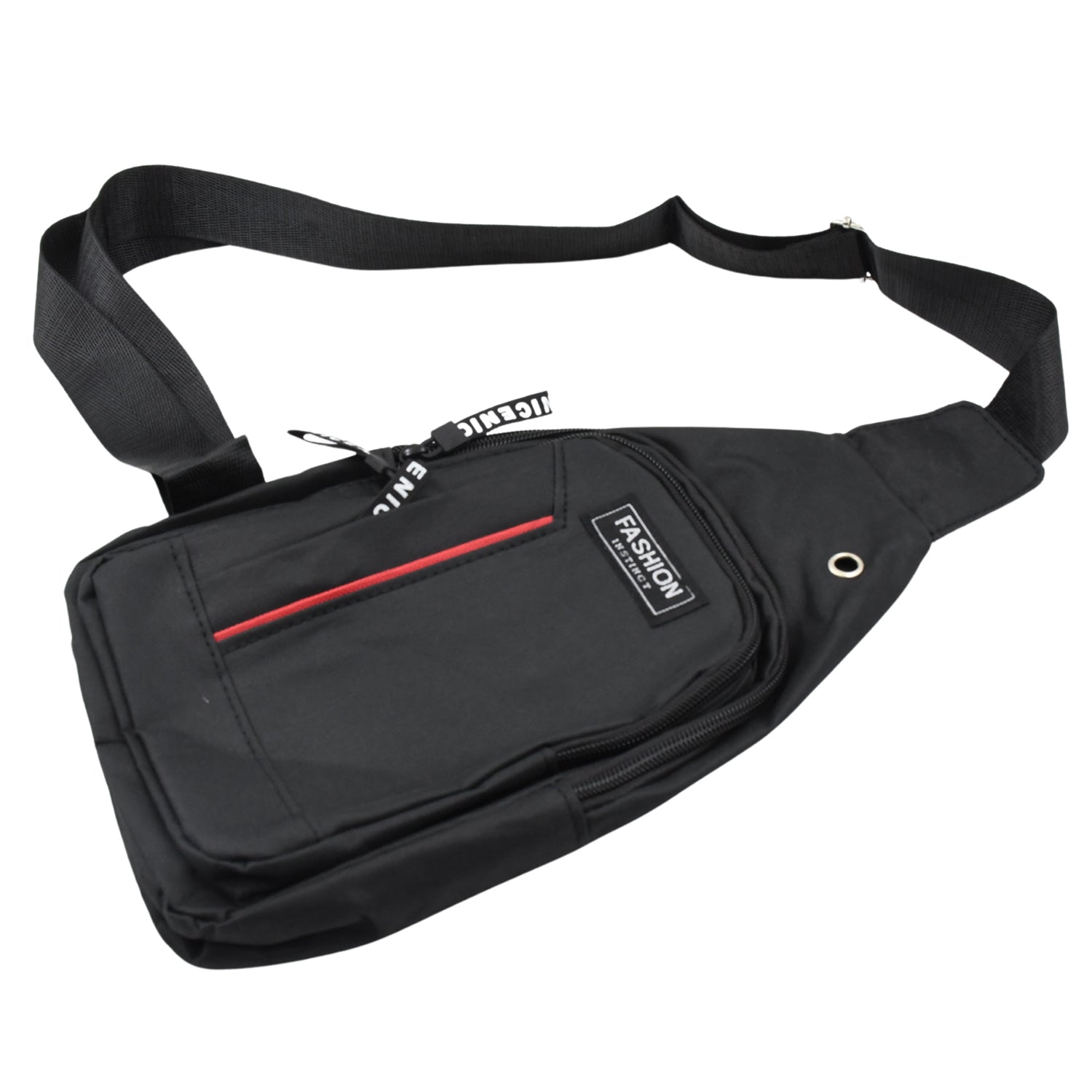 12859 Waterproof Anti Theft Cross-body Fanny Pack Waist Bag Shoulder Bags Chest Men Casual Fashion Usb Charging Earphone Hook Sling Travel Bag (1 Pc) - Springkart 