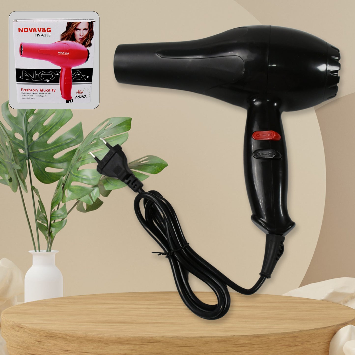 13025 Professional Multi Purpose Hair Dryer Salon Hair Dryer 2 Speed Settingsfor Women And Men (1800 Watts)