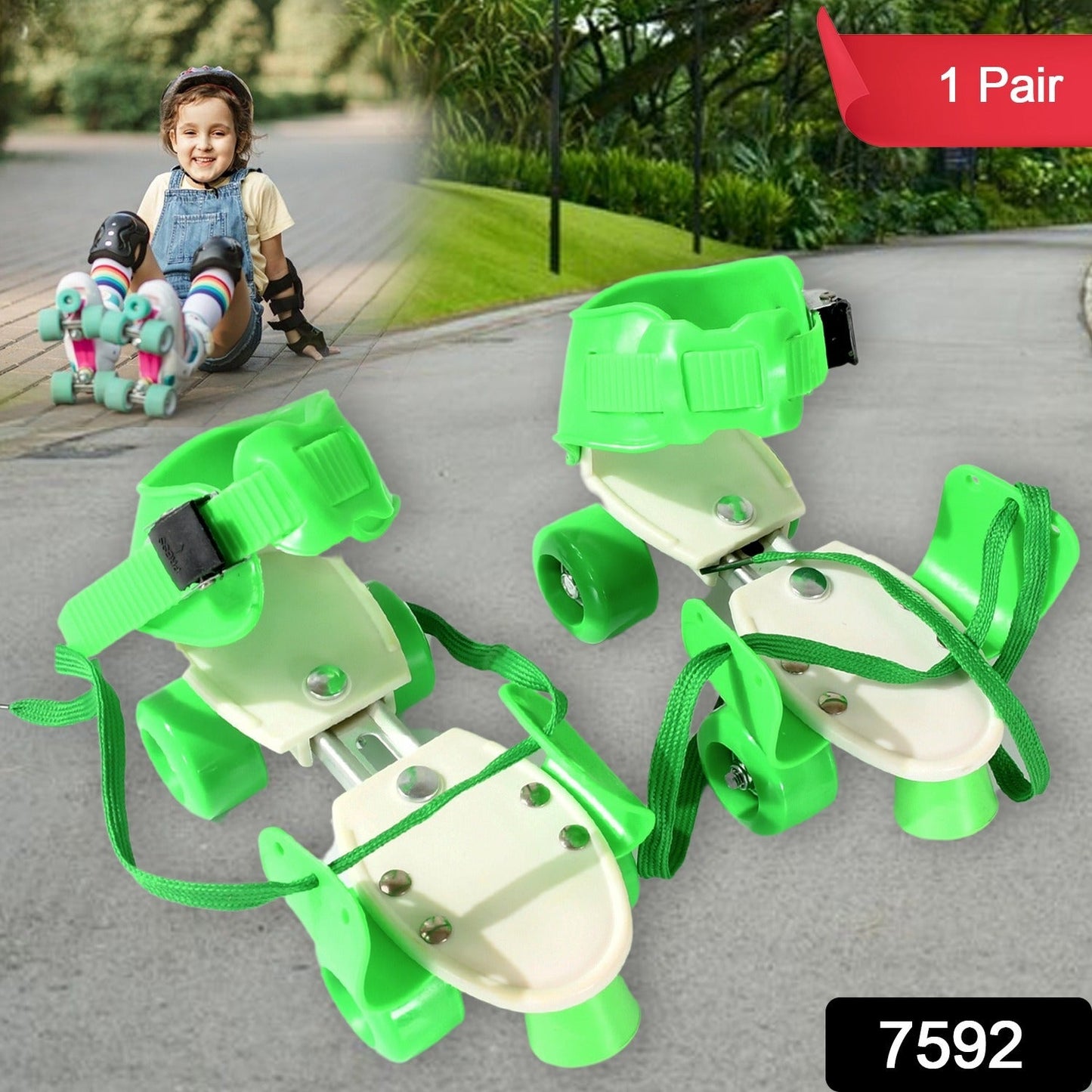 Roller Skates for Kids, Very Adjustable & Comfortable to Use / Roller Skate, Skating / (Pair of 1)  - Springkart 