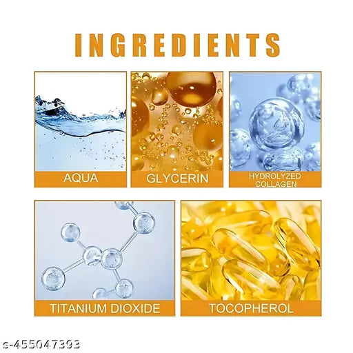 Sunscreen with Vitamin C + E for UV Protection and Soft, Glowing Skin |60ml Pack of 3 - Springkart 