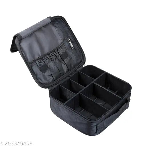 Cosmetic Makeup Kit Storage Organizer Nylon Professional Travel Toiletry Vanity Bag