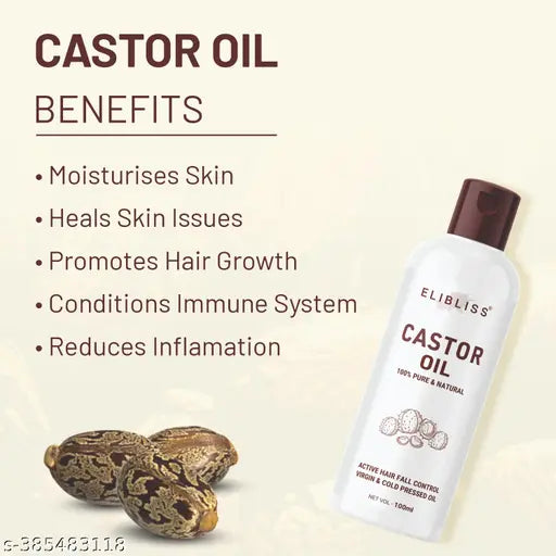Elibliss new bhring oil & castor hair oil for ruff and dry hair and dandruff