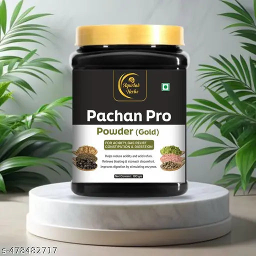 Paachan Pro by Ayurlok Hurbs - Ayurvedic Digestive Supplement for Acidity, Bloating