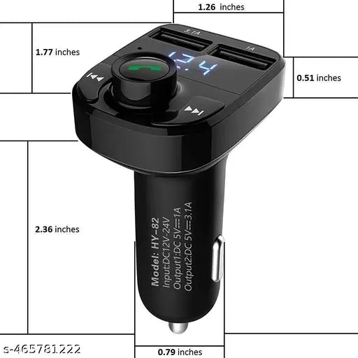 CAR X8 FM Transmitter Car Kit for Hands Free Call Receiver