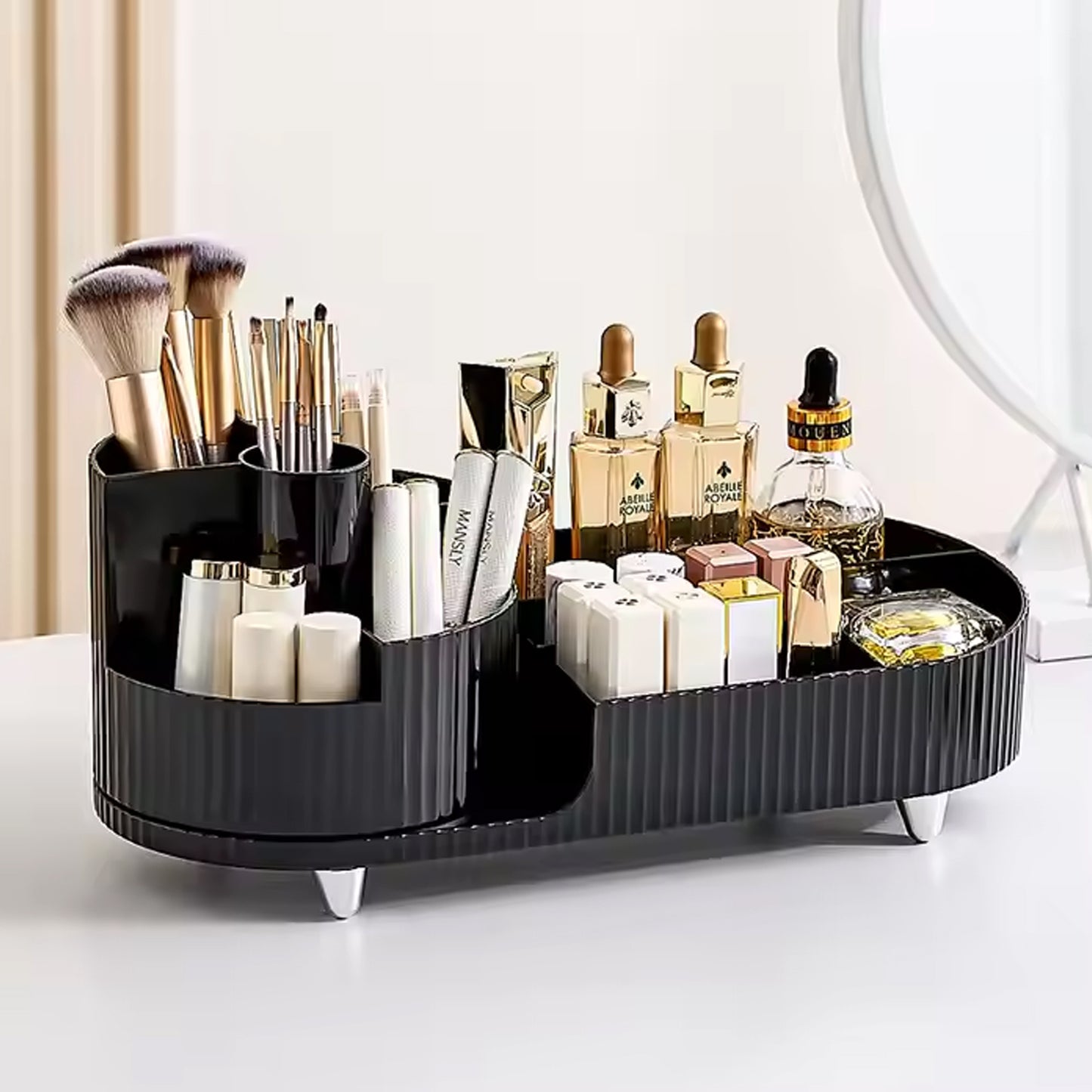 Multi Compartment Cosmetic Make Up Organizer Dressing Table (1 Pc Mix Color) - Springkart 