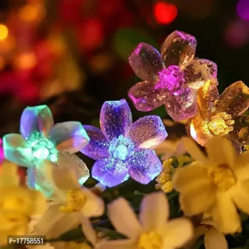 Blossom Flower LED 3-Meter Multicolor with 16 Flower 3D String Light - Springkart 